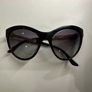 Versace black and gold  sun glasses